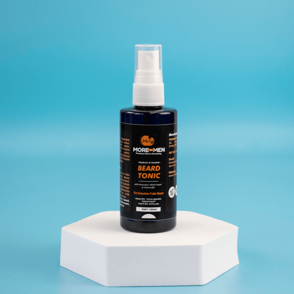 Bottle of beard tonic